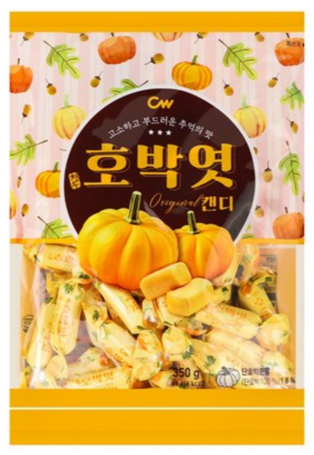 청우식품 호박엿 캔디, 350g, 8개