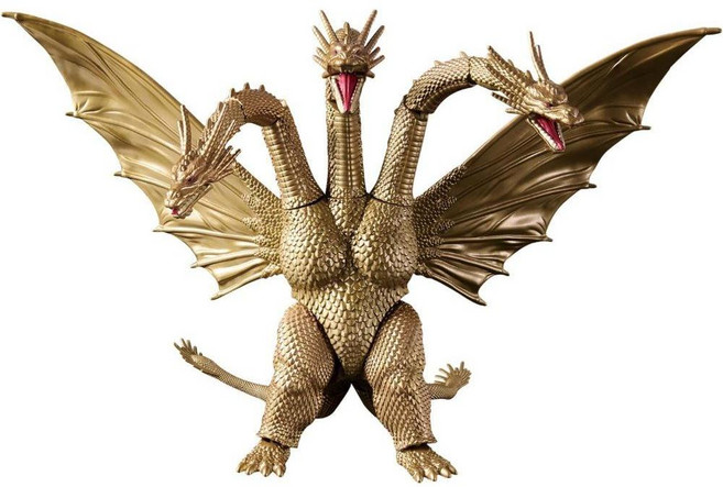 반다이 고질라 액션 피규어 킹기도라 1991 가동형 몬스터 시리즈