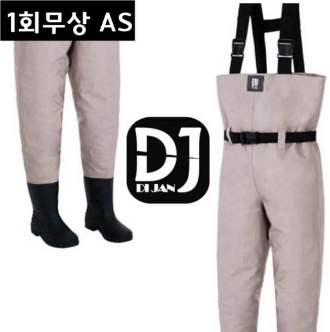디잔 DIJAN 루어가슴장화 웨이더 루어낚시 프록스 펠트 고무 미끄럼방지 테프론 방수, 3L(280~290), WC 702 펠트바닥(미끄럼방지)
