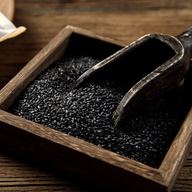 소화푸드 볶은 검은깨 500g 국산 통 흑임자 검정깨 볶음, 1개