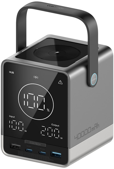 CUKTECH 40000mAh 行動電源 200W 輸出 HUB 功能 無線充電, 30號行動電源(保固90天