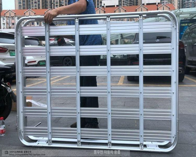 루프 백 자동차 대용량 쏘렌토 캠핑용 방수원단 차량용, 1개, 더블 실버 160x110cm 고급 메쉬