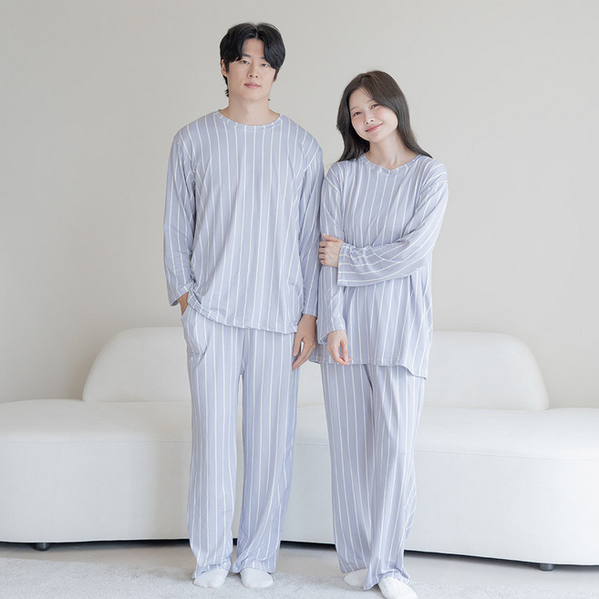 피치기모 라운드 상하세트 빅사이즈 남여공용 수면잠옷 아킵