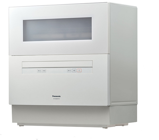 Panasonic 國際牌 NP-TH4WHR1TW 桌上型洗碗機 80°C高溫洗淨 獨立烘乾 節能省水, White
