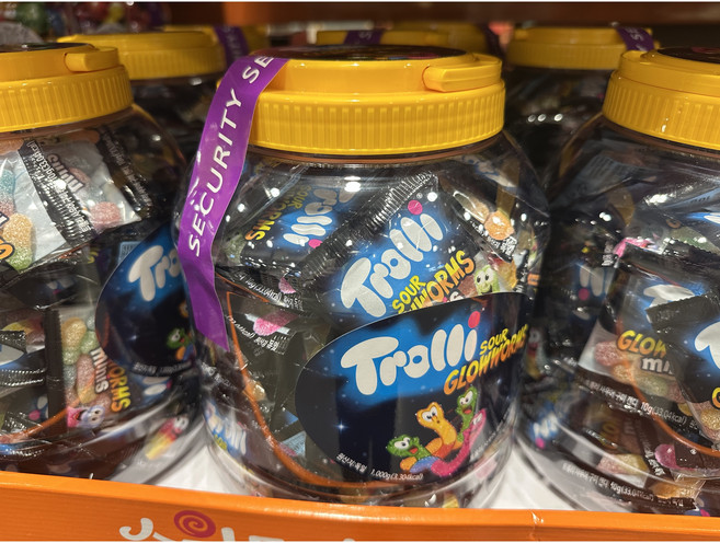 트롤리 사우어구미 젤리 웜젤리 꿈틀이젤리, 10g, 100개