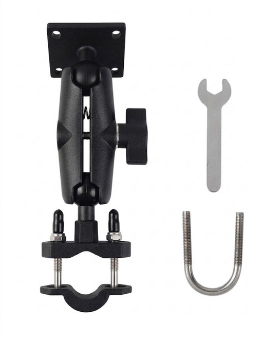 U볼트거치대 상단볼헤드:30X30, 검정, 1개