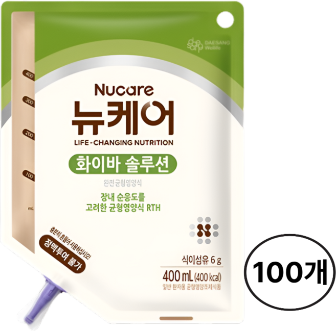 뉴케어 화이바 솔루션 RTH 400ml 100개