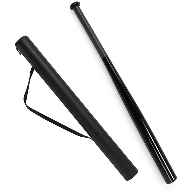 포스백 호신용 야구배트 야구방망이, 블랙, 1개