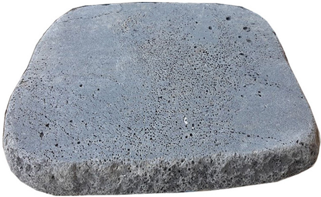 [레드조경] 디딤석 디딤돌 현무암 화산석 꾸미기 정원석 전원주택정원꾸미기 카페인테리어 판석 마당조경 현무암부정형 굴림디딤석 화강석맷돌 현무암 맷돌 원형디딤석 테라스꾸미기, 18개, NO.2 현무암부정형 30~50cm, 8L