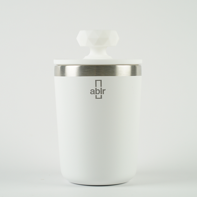 아블러(아이스메이커+얼음컵+텀블러) 캠핑 피크닉 투명 얼음컵, 스피어다이아, 화이트, 1개