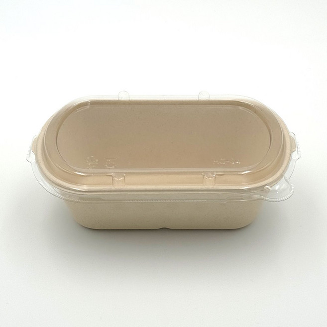 펄프용기 타원형 1000ml BH004, 1개, 100세트