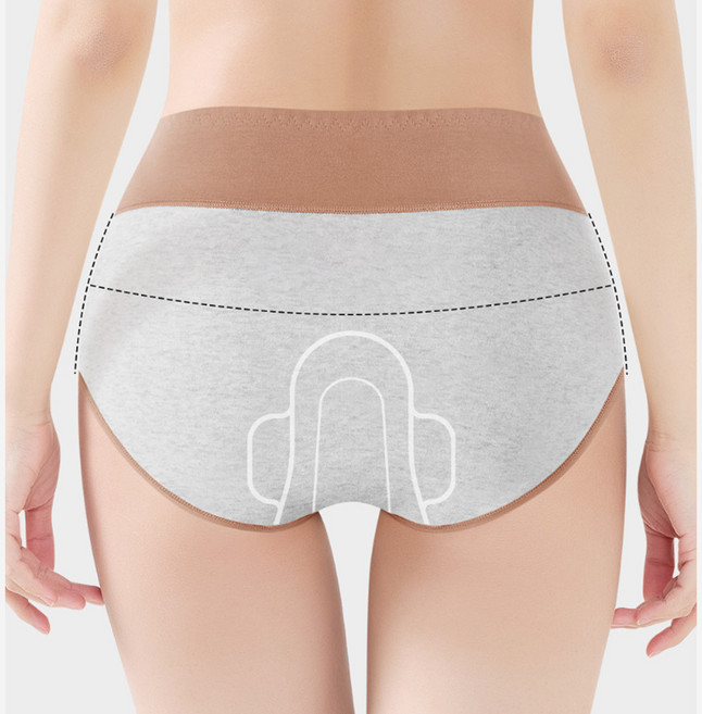 52홈 루나쉴드 빅사이즈 전체 방수 순면 위생팬티 3종 넓은 샘방지