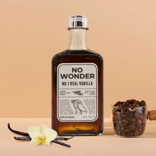 노원더 바닐라 시럽 수제 바닐라빈 시럽, 1개, 300ml - 쿠팡