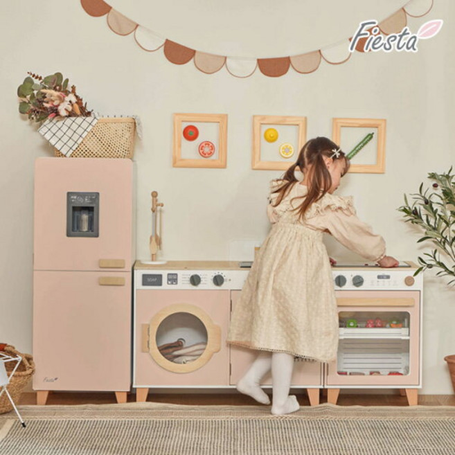 [피에스타] 우드 주방놀이 우든쉐프 베이지핑크, 상세 설명 참조, 상세 설명 참조