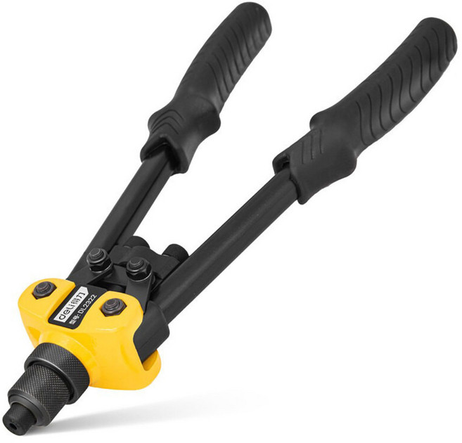 WIZ 대형 양손 핸드 리베트건 6.4mm 리벳건 리베터기 리베트못, 1개