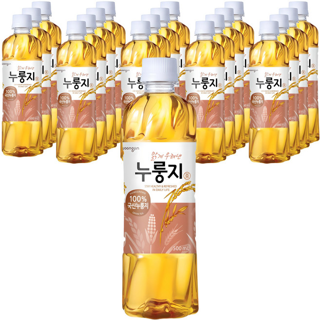 웅진 맑게 우려낸 누룽지차, 500ml, 20개