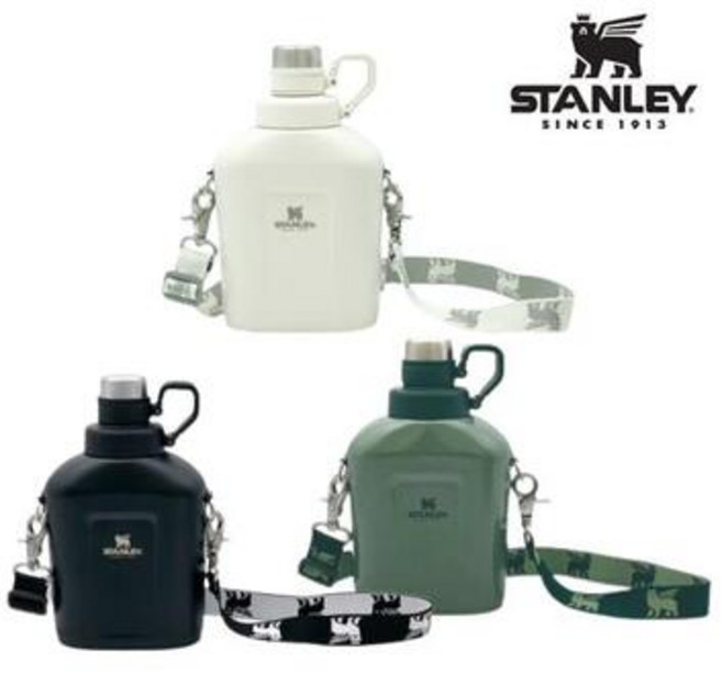 스탠리 수통 군용 군대 군인 디스펜서 위스키보틀 물병 물통 1L 힙플라스크, 스탠리군용수통1리터그린, 1개