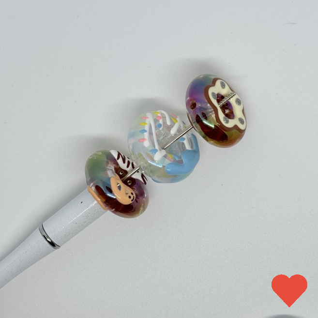 필기도구 볼펜 꾸미기 볼꾸 동대문 캐릭터 미니파츠 링