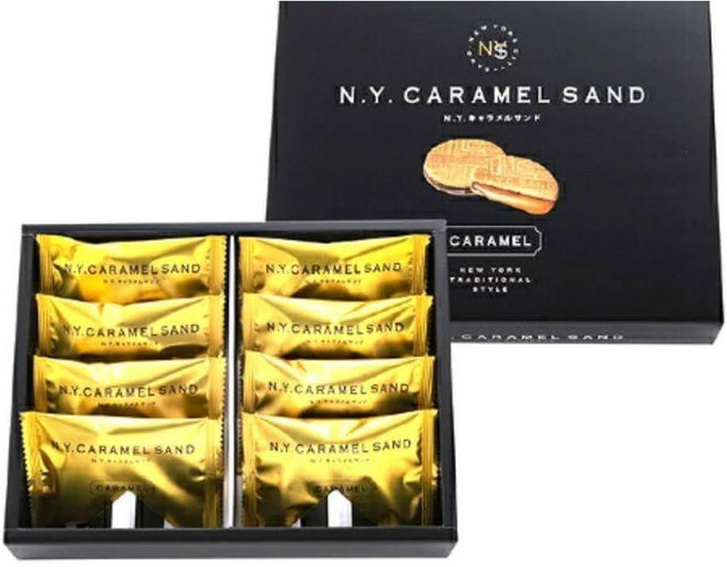 뉴욕 카라멜 샌드 일본 기념품 선물용 직구 8개입 1박스, 1개