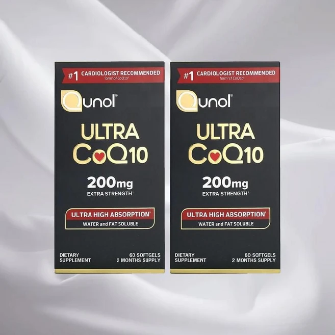 퀴놀 코큐텐 울트라 엑스트라스트랭스 CoQ10 코엔자임Q10 200mg 60정 2병, 알약/캡슐, 2개 - 쿠팡