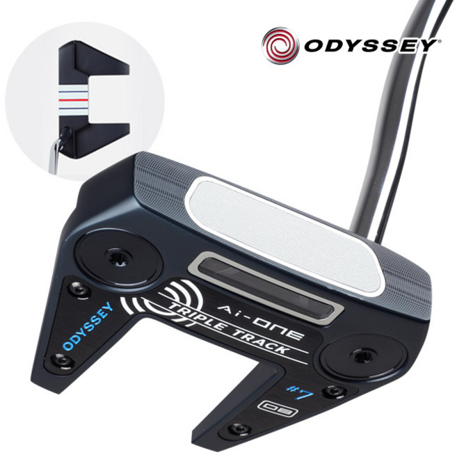 (오디세이) 2025년 Ai-ONE 트리플 트랙 퍼터(7 DB), (7 DB) 83.82cm(33인치)