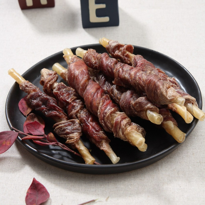 힐링펫 반려견 수제간식 오리갈비껌 (5P) 2팩 구성, 1세트, 100g