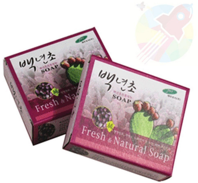 GR 미용비누 백년초 얼굴세안비누 향좋은비누, 1, 85g