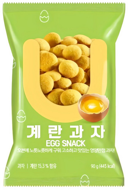 유어스 계란과자 대용량 편의점 과자 16개 1박스, 90g