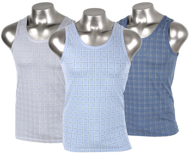 5130 빅사이즈 남성용 민소매 런닝 3종세트