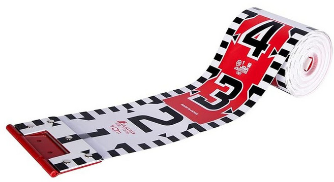 신와 측정 Shinwa Sokutei 로드 테이프 유리 섬유제 10m 폭 120㎜ 클리어팩 JIS 77296, 1개