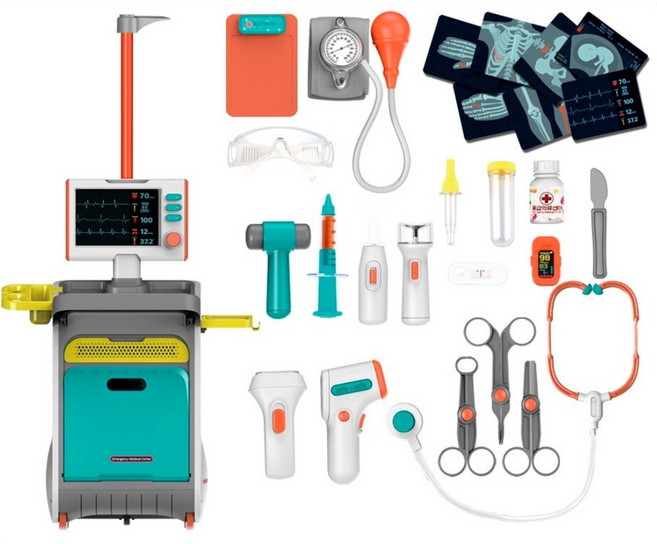 바니랜드 병원놀이 응급의료센터 바이탈모니터 닥터세트 네돌선물