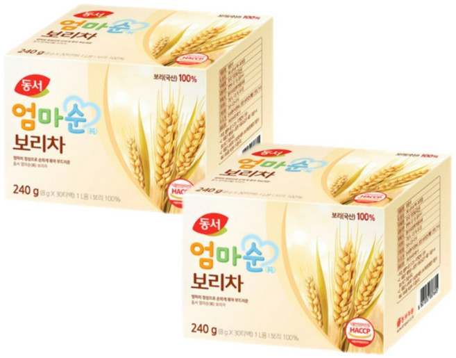 동서 엄마 순보리차, 8g, 30개입, 2개