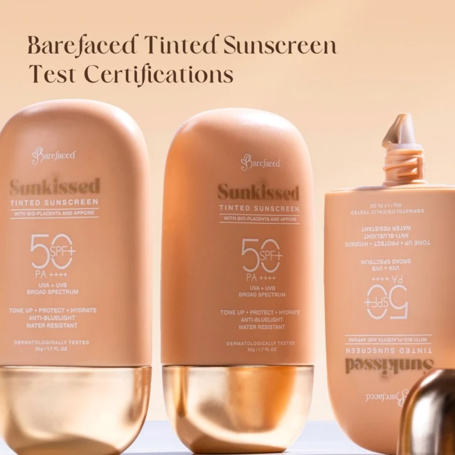 BAREFACED Sunkissed 일루미네이팅 선스크린, 1개, 50g - 쿠팡