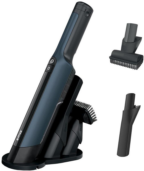 샤크 WV410BL 무선 핸드 진공청소기 초경량 휴대용 강력한 흡입력 및 반려동물 도구 자동차 가정용 다크 블루 디자인