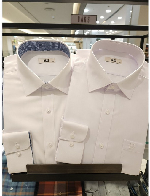 닥스 DAKS 2026 긴소매 일반핏 슬림핏 화이트셔츠 6종택1