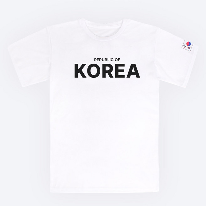 REPUBLIC OF KOREA 쿨링 반팔 티셔츠 RT002 - 헬스 운동 응원 기능성 드라이핏 쿨소재 스포츠