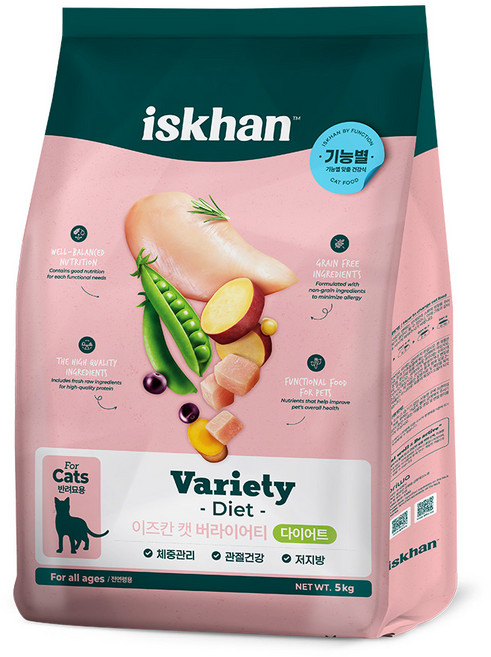 이즈칸 캣 버라이어티 유리너리5kg, 3개, 5kg
