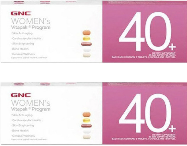 GNC 우먼스 비타팩 프로그램 40+, 2개, 30정