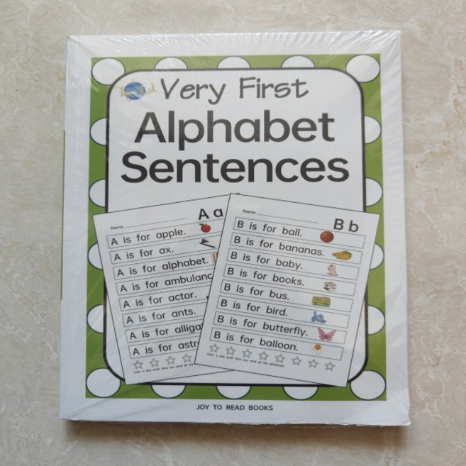영어 첫 알파벳 문장용 교과서 워크북 연습서 학교 어린이 교육 교육 학습 240 페이지