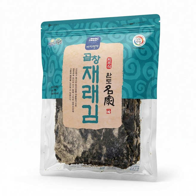 [최상급] 완도 지주식 곱창김 곱창돌김 잇바디돌김 50개입 1개