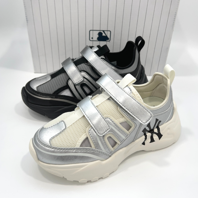 MLB 키즈 운동화 주니어 남아 여아 아동 더블 벨크로 스니커즈