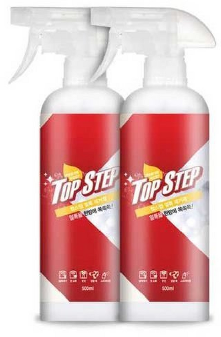 탑스텝 얼룩제거제 /의류 얼룩제거/덴마크 효소 함유, 500ml