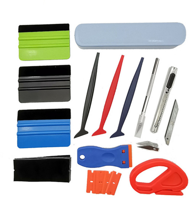 차량용 필름 작업 도구 13종 세트, 1세트, 혼합
