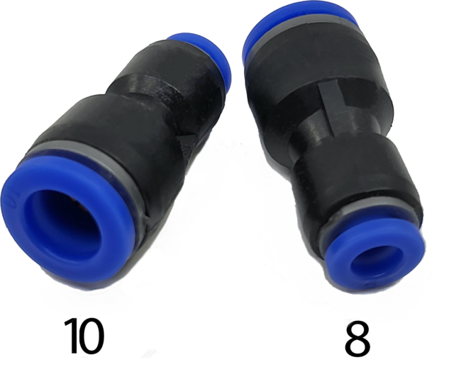 PG10-8 10mm-8mm 원터치피팅 원터치휘팅 유공압 퀵 커넥터 에어 호스 유공압 이경 카플러 감, 1개