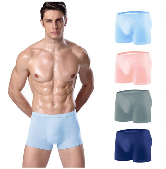 이너리즘 남성 아이스 드로즈 팬티 심리스 4장