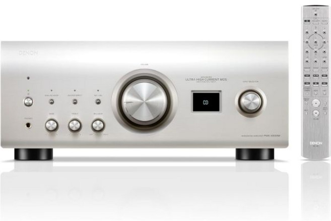 데논 PMA3000NE 통합 앰프 80W x 2채널 블랙 7세대 울트라 AL32 프로세싱이 적용된 다목적 가정용 스테레오 MMMC 포노 프리앰프 순수 아날로그 모드 옵티컬 동축, Silver