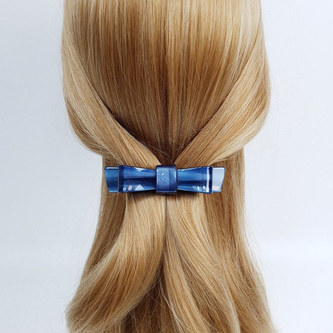 프랑스핀 퓨어 보타이 9 cm 반묶음 헤어 자동핀