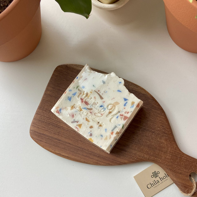 늘솝 불꽃축제 보습 민감 화이트닝 강아지목욕비누 (사각형ver)