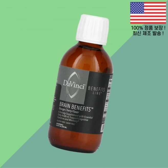 다빈치 래버러토리스 베네핏 라인 브레인 오렌지 체리 6.76온스 200ml DaVinci Laboratories Benefits Line Brain Orange Cherry 6, 1개 - 쿠팡