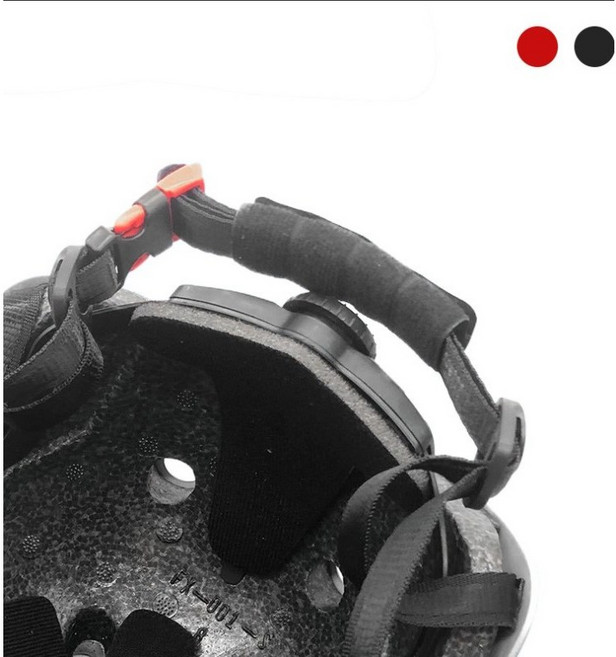 자전거 오토바이 킥보드 안전모 헬멧 턱 끈 패드, 블랙 2개